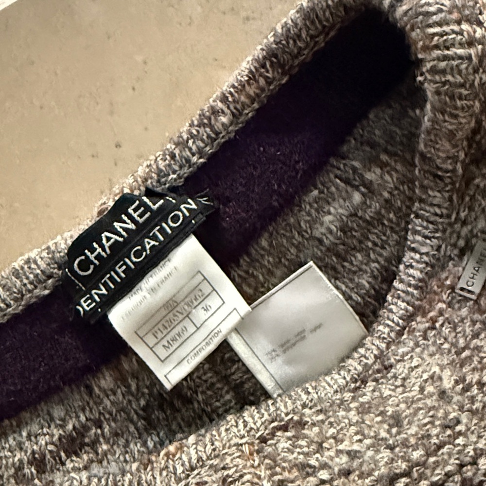 CHANEL Identification Mohair/Tweed/Wool Knit Pant - Picture 6 of 15
